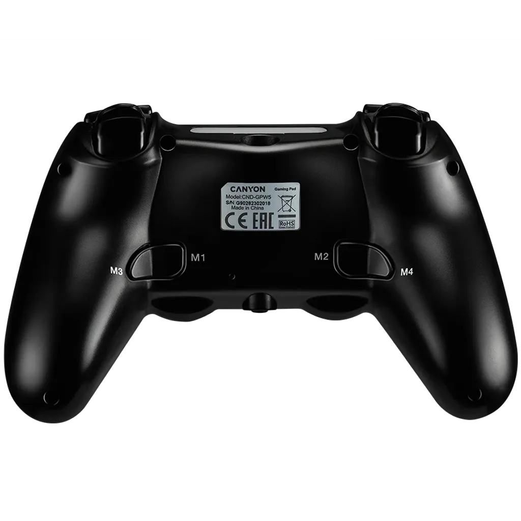 CANYON GP-W5 bezvadu spēļu pults PS4/PC, Bluetooth 5.0, 20 pogas