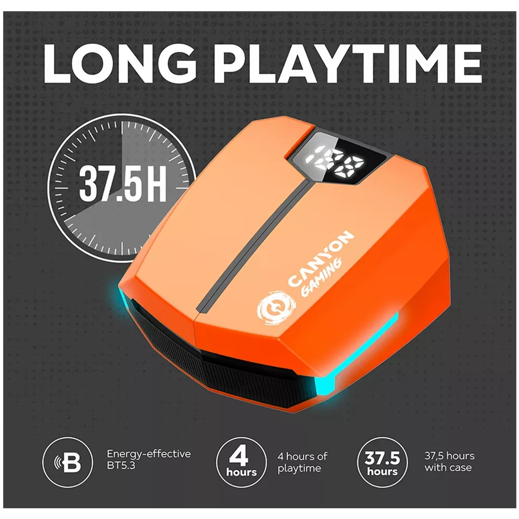 CANYON Гарнитура DoubleBee GTWS-2 Gaming черная