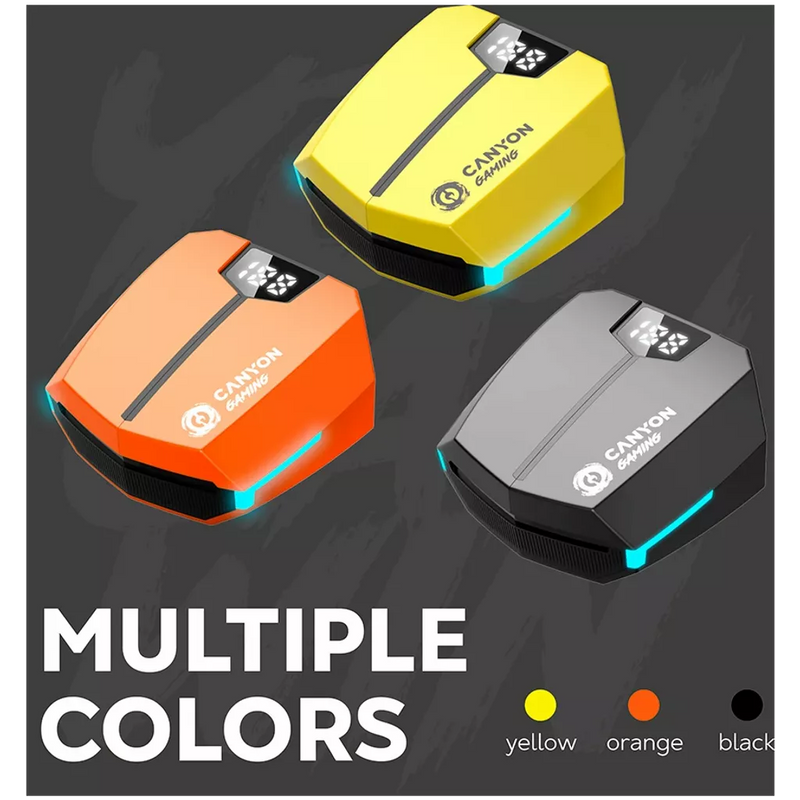 CANYON austiņas DoubleBee GTWS-2 Gaming melnas