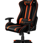 CANYON spēļu krēsls CND-SGCH3, 150 kg, 2D roku balsti, melns/oranžs