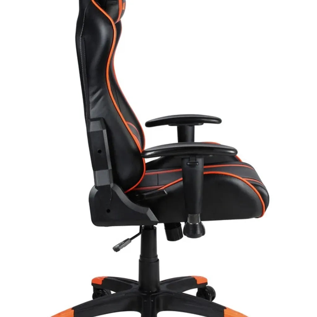 CANYON spēļu krēsls CND-SGCH3, 150 kg, 2D roku balsti, melns/oranžs
