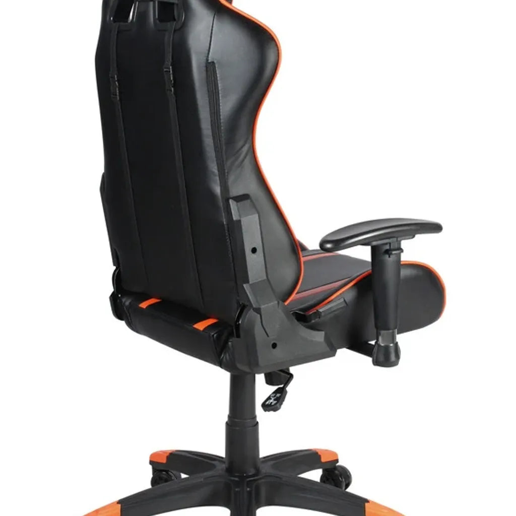 CANYON spēļu krēsls CND-SGCH3, 150 kg, 2D roku balsti, melns/oranžs