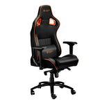 CANYON spēļu krēsls CND-SGCH5, 150 kg, 4D roku balsti, melns/oranžs