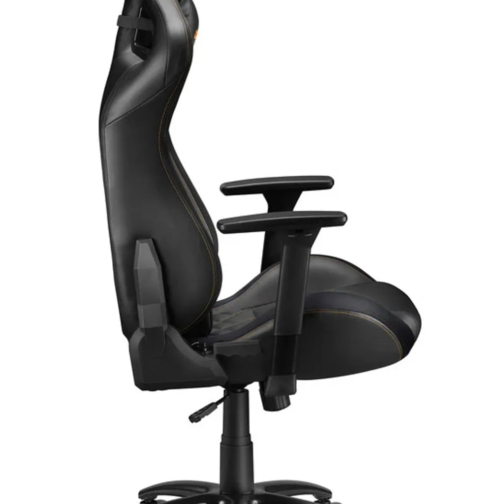 CANYON spēļu krēsls CND-SGCH7, 150 kg, 3D roku balsti, melns/oranžs
