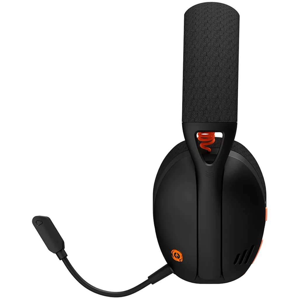 CANYON Ego GH-13 bezvadu spēļu austiņas 7.1, Bluetooth 5.2, melnas
