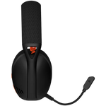 CANYON Ego GH-13 bezvadu spēļu austiņas 7.1, Bluetooth 5.2, melnas