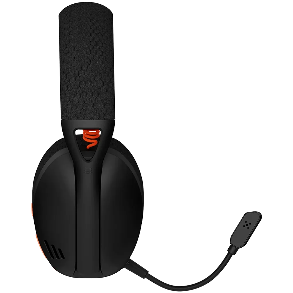 CANYON Ego GH-13 bezvadu spēļu austiņas 7.1, Bluetooth 5.2, melnas