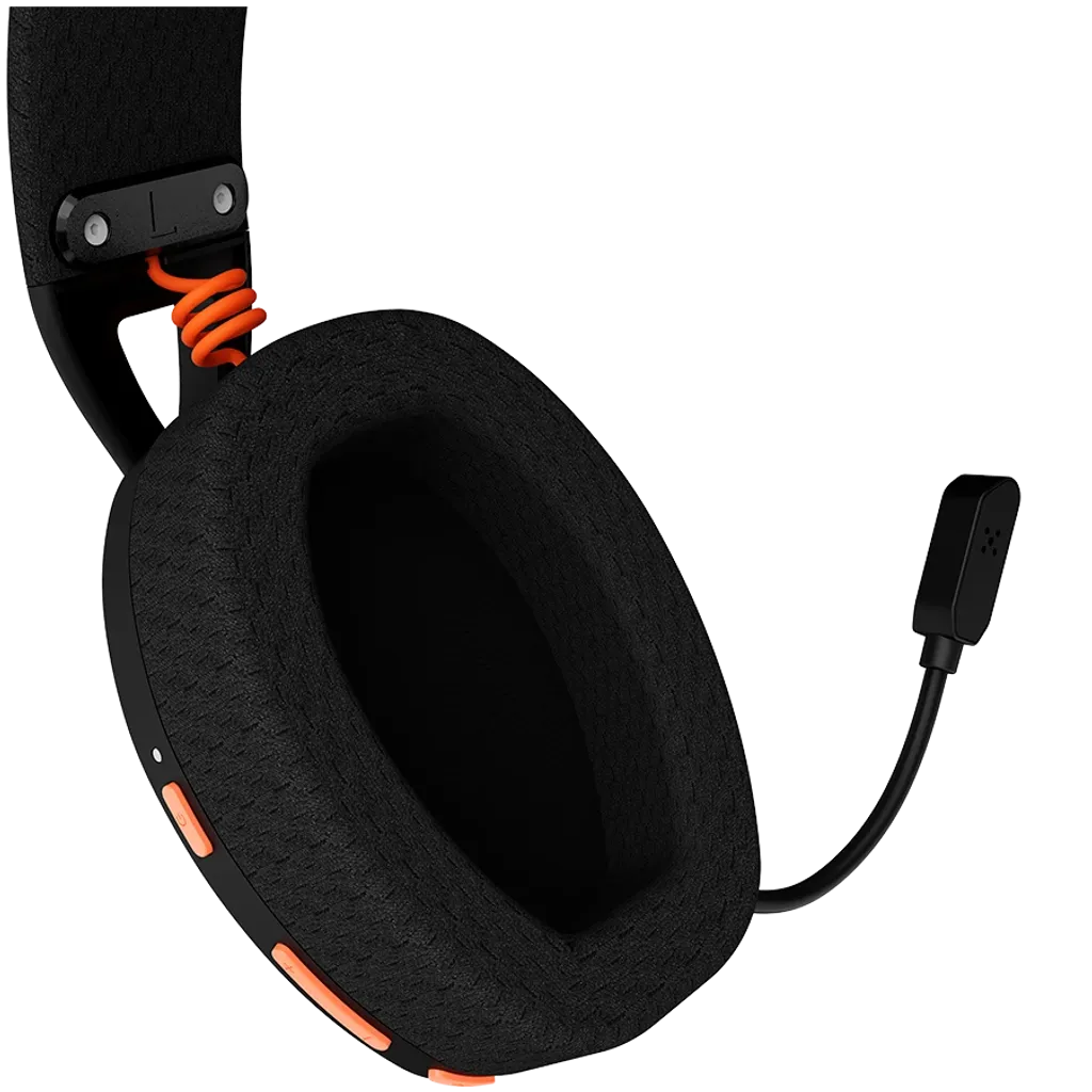 CANYON Ego GH-13 bezvadu spēļu austiņas 7.1, Bluetooth 5.2, melnas