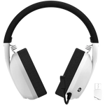 CANYON Ego GH-13 bezvadu spēļu austiņas 7.1, Bluetooth 5.2, baltas
