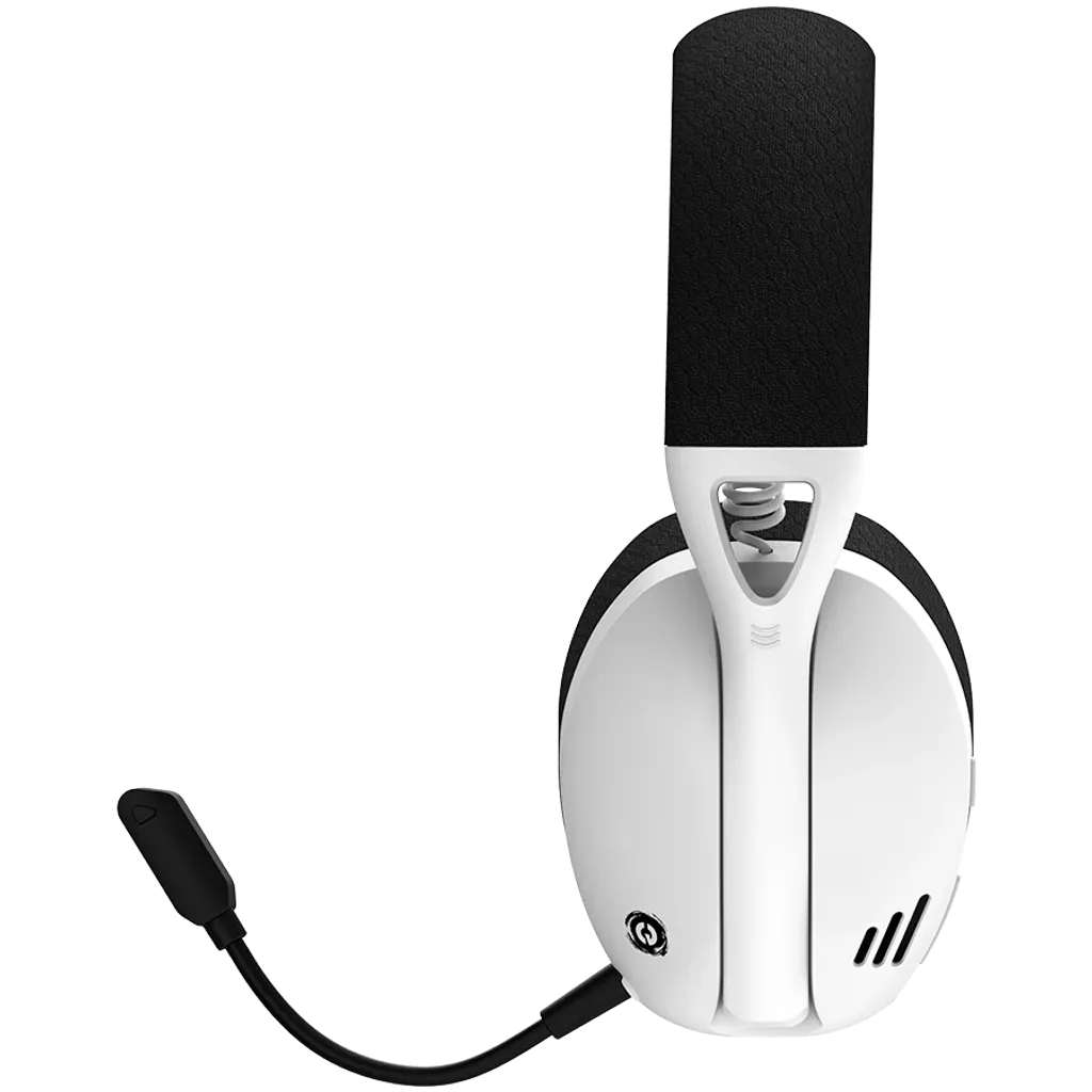 CANYON Ego GH-13 bezvadu spēļu austiņas 7.1, Bluetooth 5.2, baltas