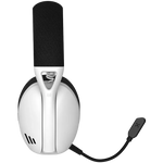 CANYON Ego GH-13 bezvadu spēļu austiņas 7.1, Bluetooth 5.2, baltas