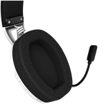 CANYON Ego GH-13 bezvadu spēļu austiņas 7.1, Bluetooth 5.2, baltas