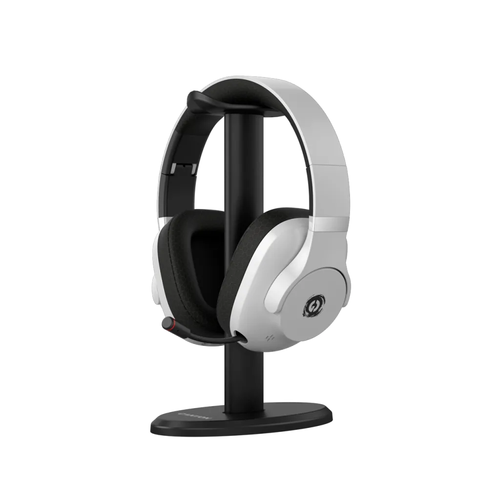 CANYON EGO GH-15 bezvadu spēļu austiņas, Bluetooth 5.3, 40mm, baltas