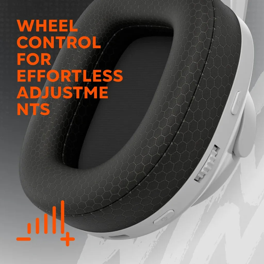 CANYON EGO GH-16 bezvadu spēļu austiņas, Bluetooth 5.3, 40mm, melnas