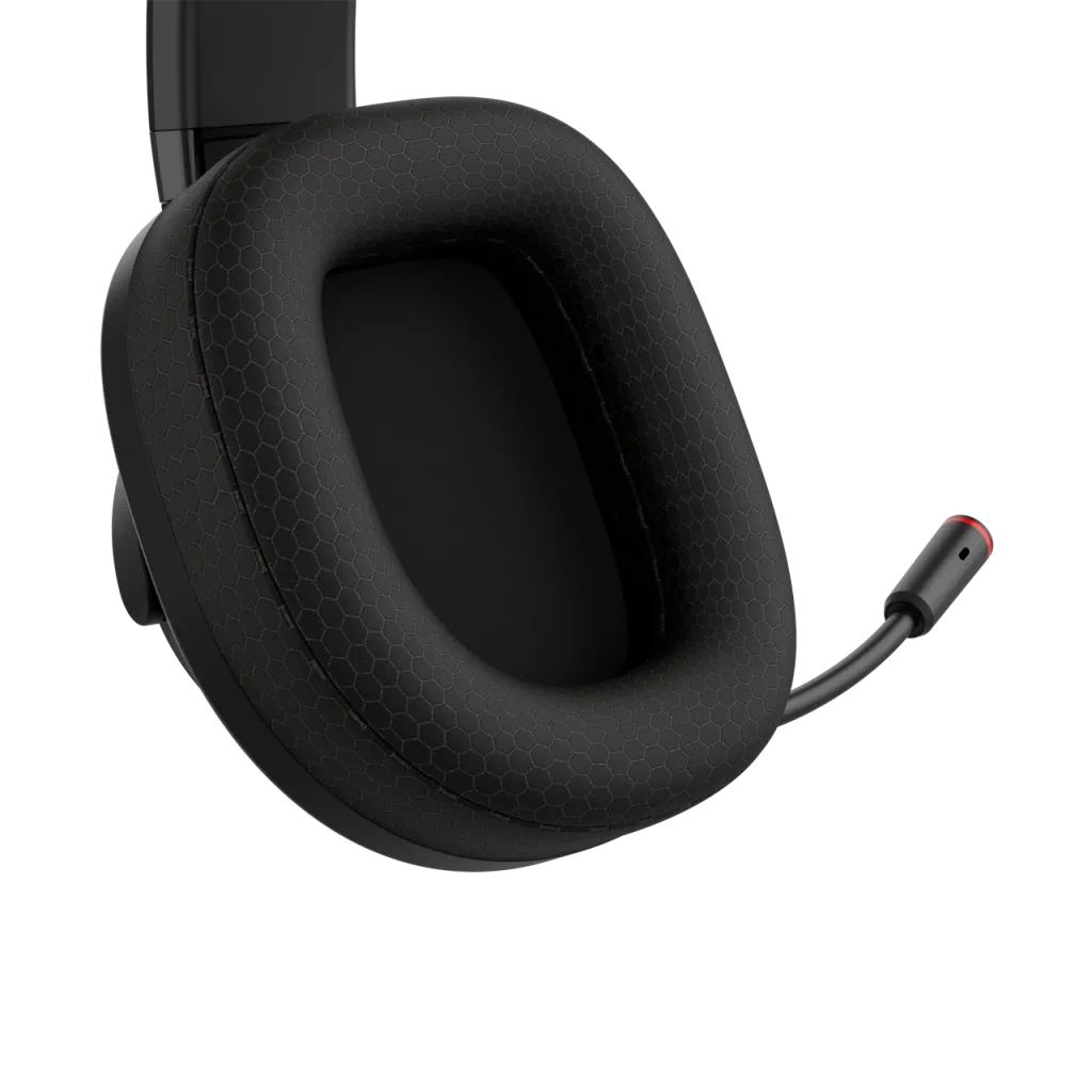 CANYON EGO GH-16 bezvadu spēļu austiņas, Bluetooth 5.3, 40mm, melnas