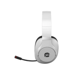 CANYON EGO GH-16 bezvadu spēļu austiņas, Bluetooth 5.3, 40mm, baltas