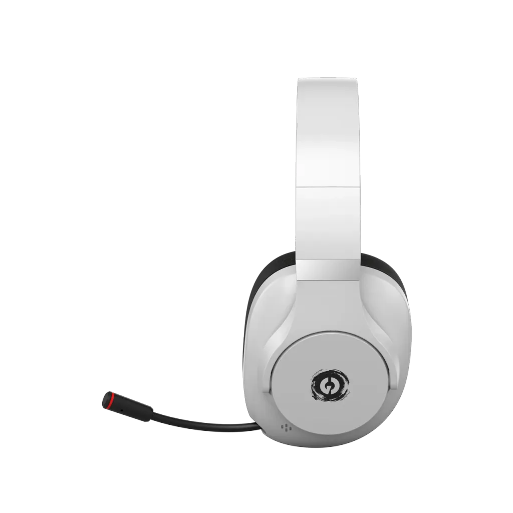 CANYON EGO GH-16 bezvadu spēļu austiņas, Bluetooth 5.3, 40mm, baltas