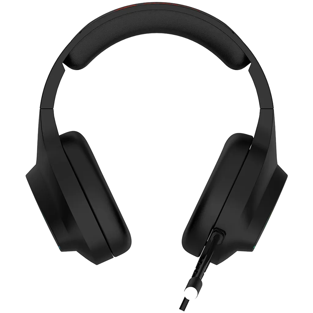 CANYON Shadder GH-6 spēļu austiņas ar mikrofonu, 50mm, RGB, melnas