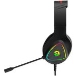 CANYON Shadder GH-6 spēļu austiņas ar mikrofonu, 50mm, RGB, melnas