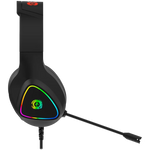 CANYON Shadder GH-6 spēļu austiņas ar mikrofonu, 50mm, RGB, melnas