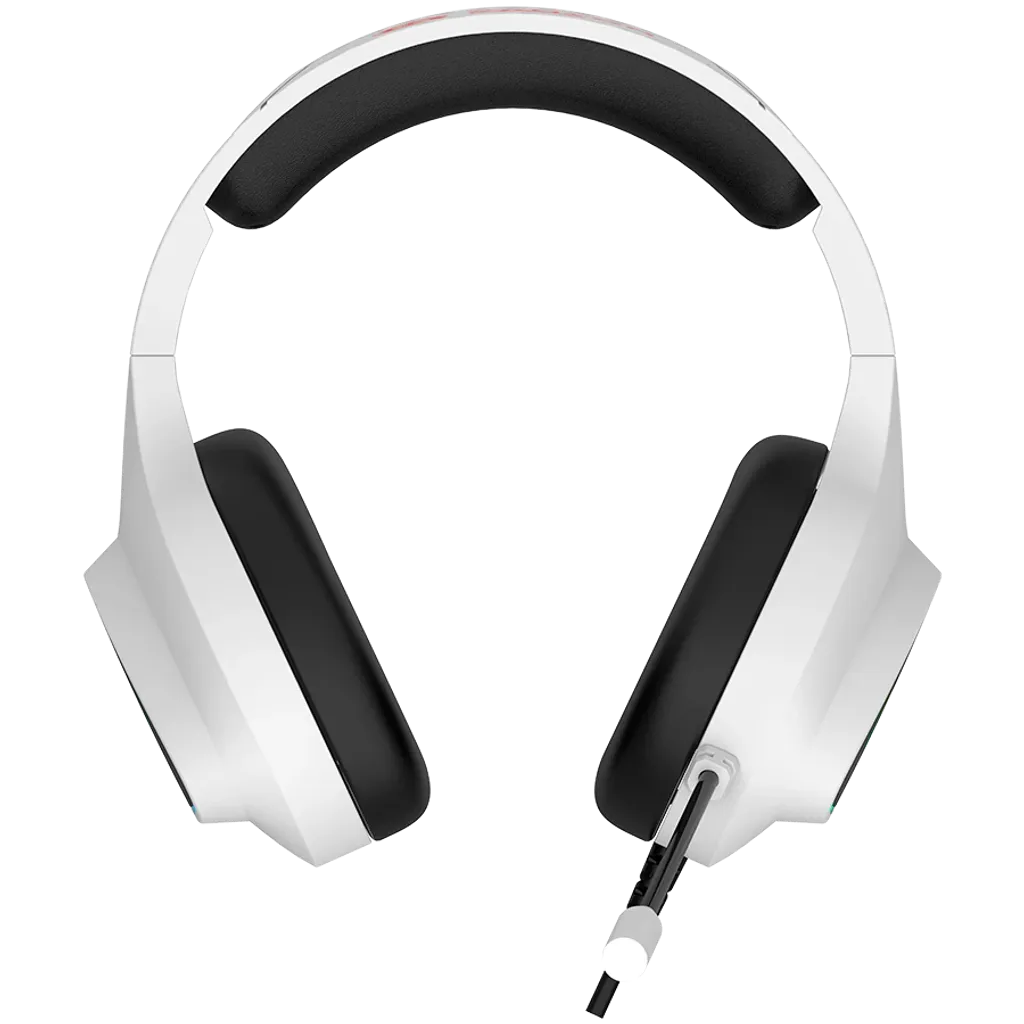 CANYON Shadder GH-6 spēļu austiņas ar mikrofonu, 50mm, RGB, baltas