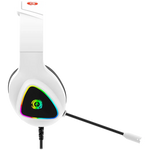 CANYON Shadder GH-6 spēļu austiņas ar mikrofonu, 50mm, RGB, baltas