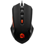 CANYON Star Raider GM-1 vadu spēļu pele, RGB, 3200 DPI, 6 pogas, melna