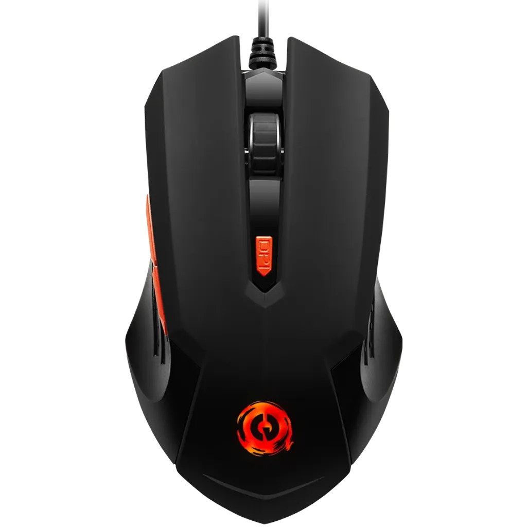 CANYON Star Raider GM-1 vadu spēļu pele, RGB, 3200 DPI, 6 pogas, melna
