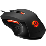 CANYON Star Raider GM-1 vadu spēļu pele, RGB, 3200 DPI, 6 pogas, melna