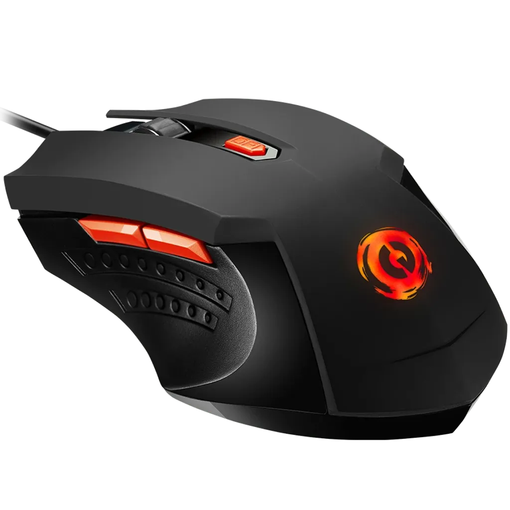 CANYON Star Raider GM-1 vadu spēļu pele, RGB, 3200 DPI, 6 pogas, melna
