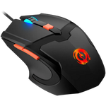 CANYON Vigil GM-2 vadu spēļu pele, RGB, 3200 DPI, 6 pogas, melna