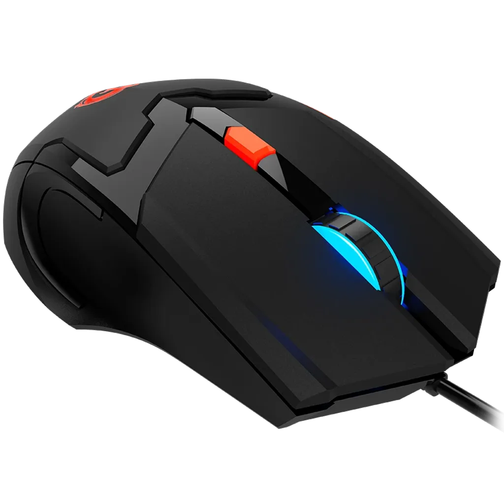 CANYON Vigil GM-2 vadu spēļu pele, RGB, 3200 DPI, 6 pogas, melna