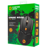CANYON Vigil GM-2 vadu spēļu pele, RGB, 3200 DPI, 6 pogas, melna