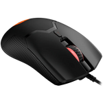 CANYON Carver GM-116 vadu spēļu pele, 3600 DPI, 6 pogas, melna