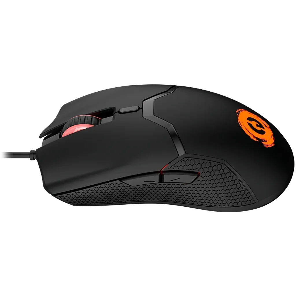 CANYON Carver GM-116 vadu spēļu pele, 3600 DPI, 6 pogas, melna