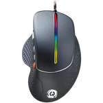CANYON Apstar GM-12 vadu spēļu pele, RGB, 6400 DPI, 6 pogas, tumši pelēka
