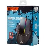 CANYON Apstar GM-12 vadu spēļu pele, RGB, 6400 DPI, 6 pogas, tumši pelēka