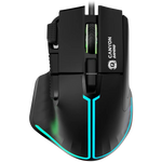 CANYON Fortnax GM-636 vadu spēļu pele, RGB, 20000 DPI, 9 pogas, melna