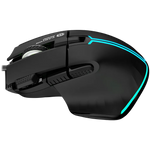 CANYON Fortnax GM-636 vadu spēļu pele, RGB, 20000 DPI, 9 pogas, melna