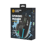 CANYON Fortnax GM-636 vadu spēļu pele, RGB, 20000 DPI, 9 pogas, melna