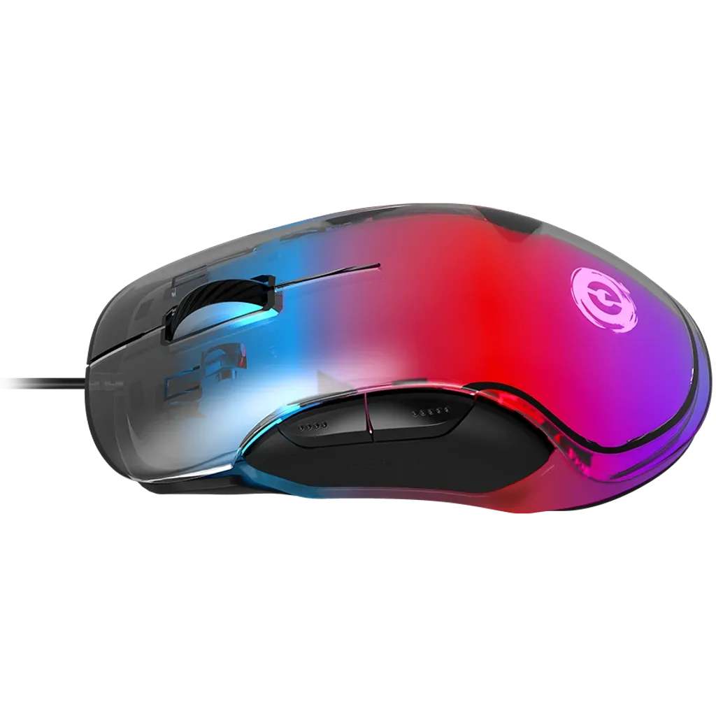 CANYON Braver GM-728 vadu spēļu pele, RGB, 12800 DPI, 7 pogas, melna