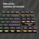 CANYON Cometstrike GK-50 mehāniskā spēļu tastatūra, 87 taustiņi, melna