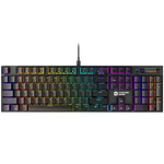 CANYON Cometstrike GK-55 mehāniskā spēļu tastatūra, RGB, 104 taustiņi, melna