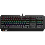 CANYON mehāniskā spēļu tastatūra CND-SKB6-US, 104 taustiņi, LED, melna