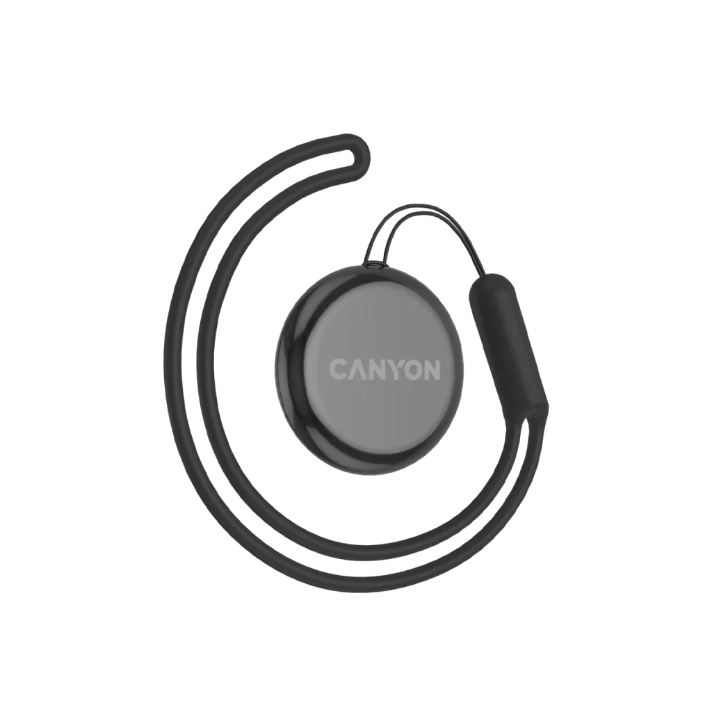CANYON OnTag 1 Apple Find My Bluetooth izsekotāji, IP66, 4 gab., melni