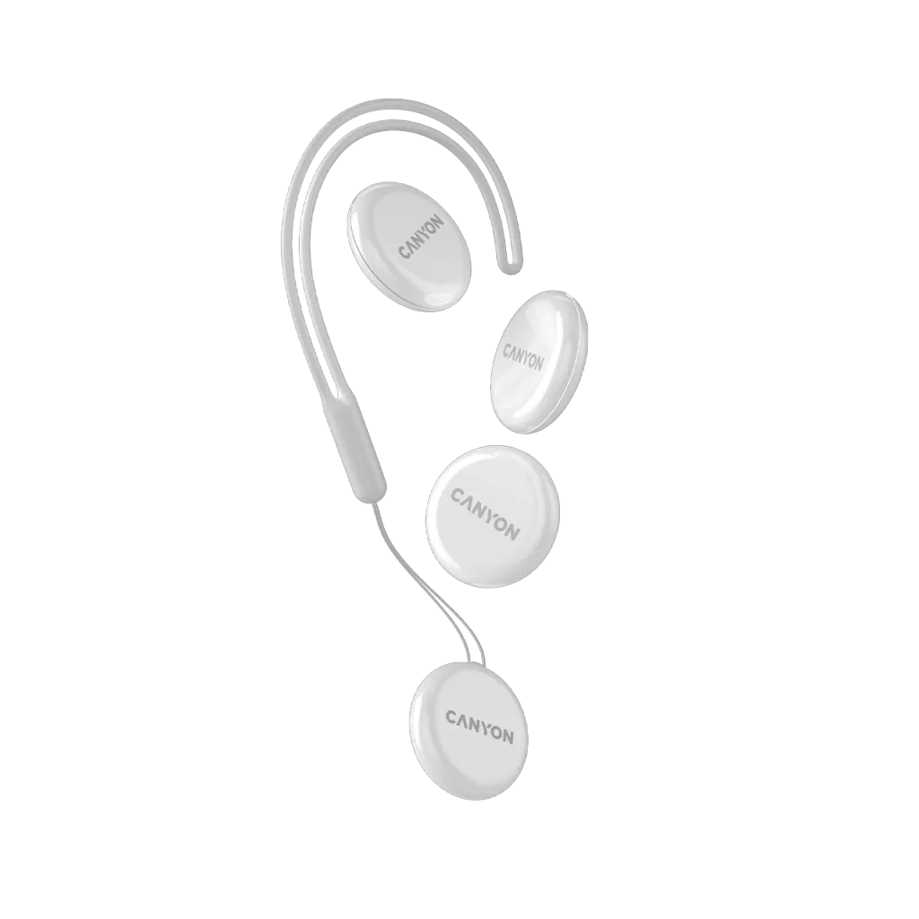 CANYON OnTag 1 Apple Find My Bluetooth izsekotāji, IP66, 4 gab., balti