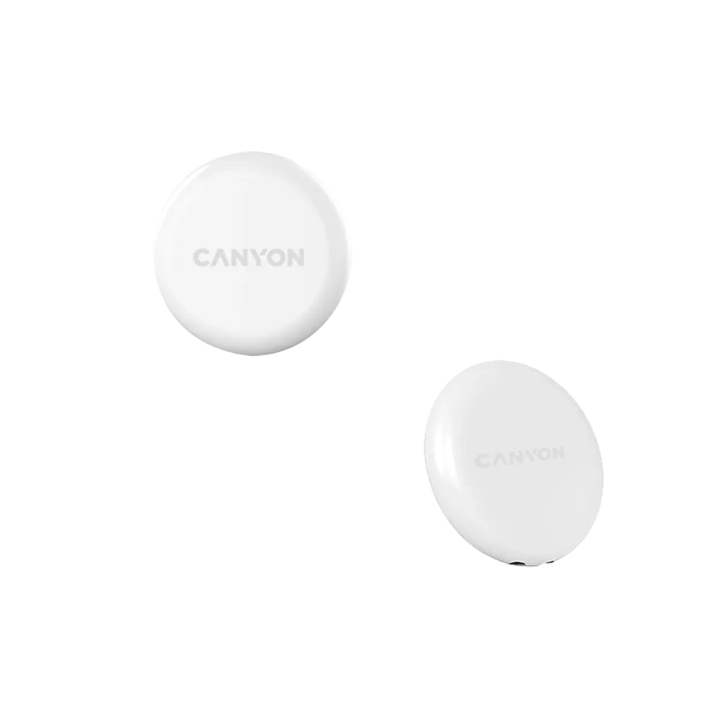 CANYON OnTag 1 Apple Find My Bluetooth izsekotāji, IP66, 4 gab., balti