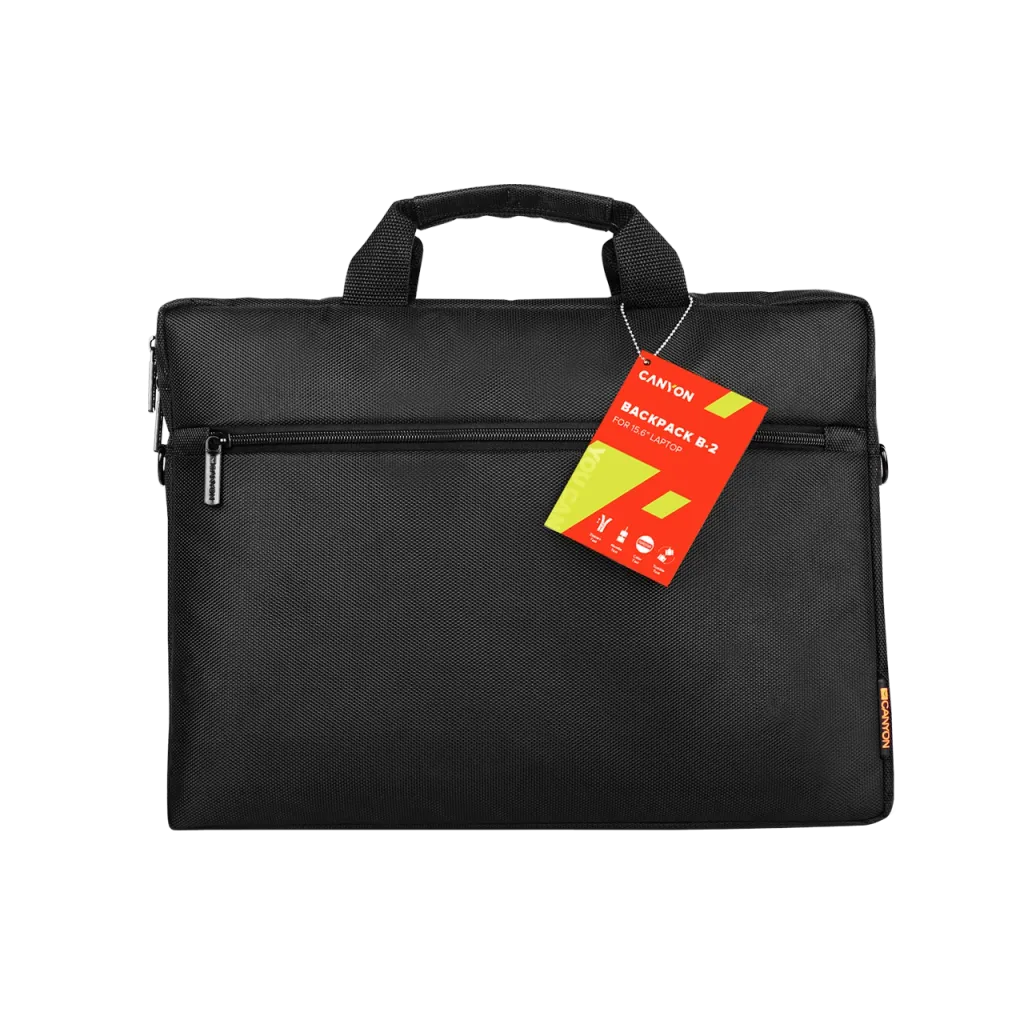 CANYON B-2 soma portatīvajam datoram līdz 39,6cm, melna