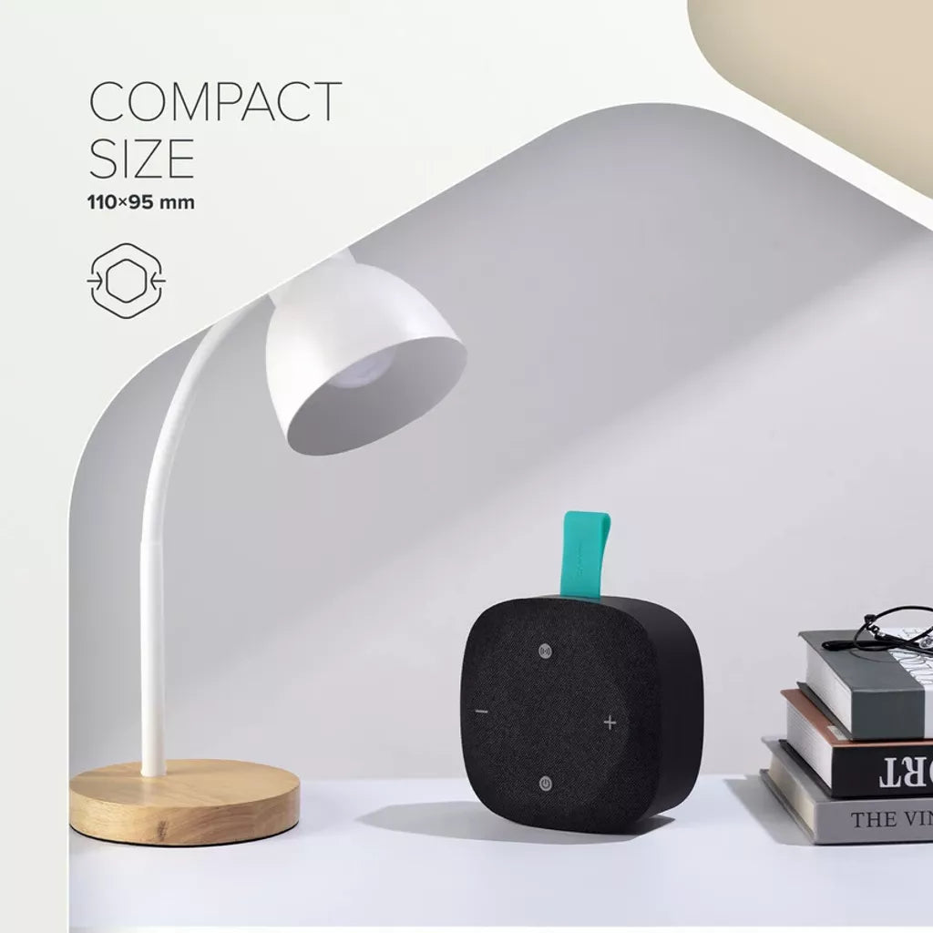 Canyon Hexagon 10 portatīvais Bluetooth skaļrunis, 8 W, melns/zaļš