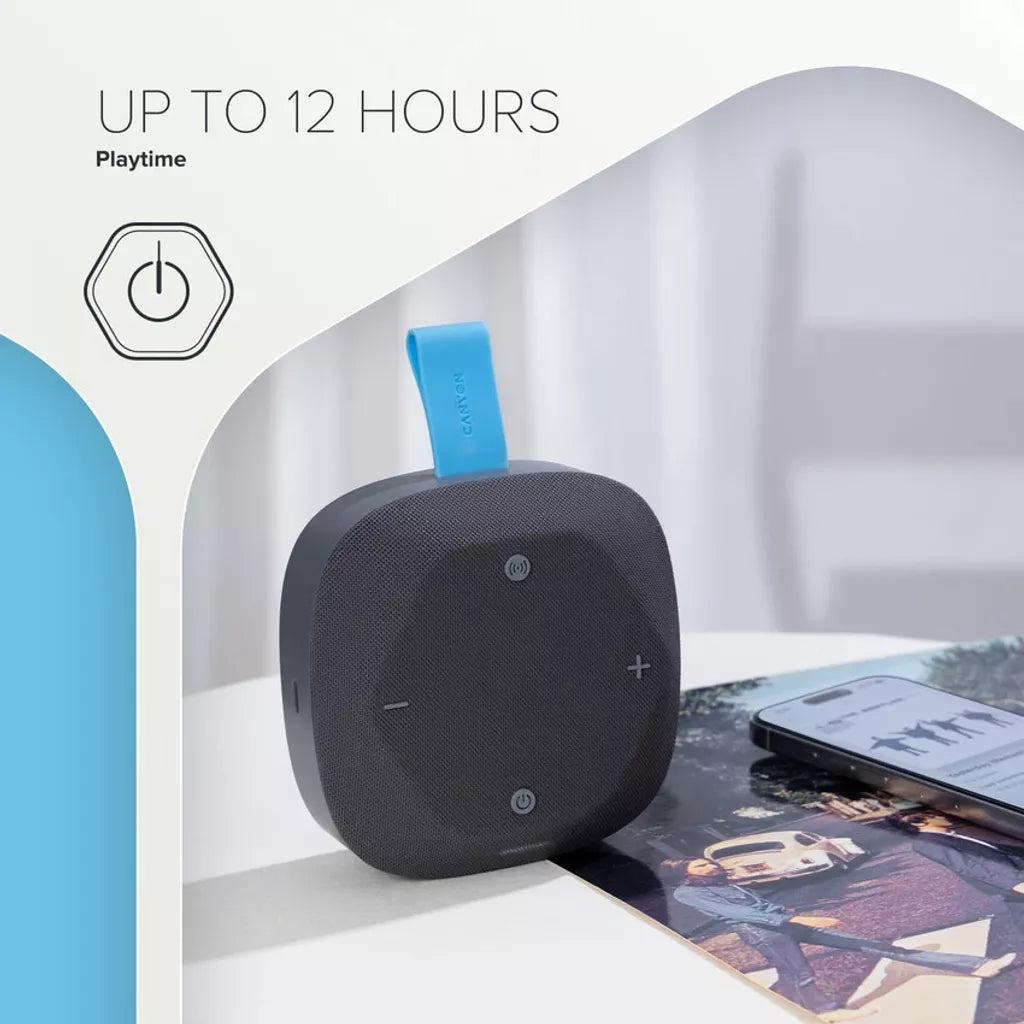 Canyon Hexagon 10 portatīvais Bluetooth skaļrunis, 8 W, melns/zaļš